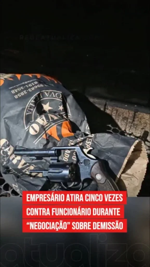 Empresário é preso após atirar cinco vezes contra funcionário em Registro (SP)