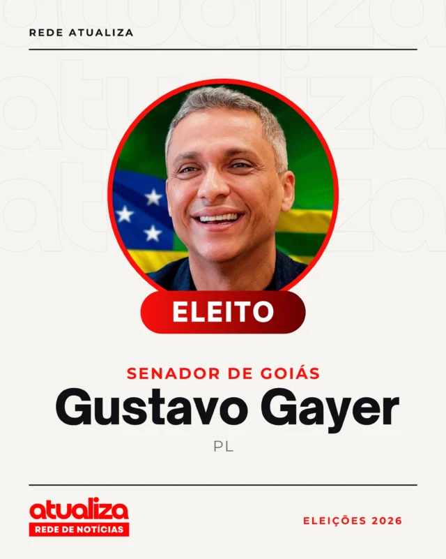Gustavo Gayer é eleito senador por Goiás