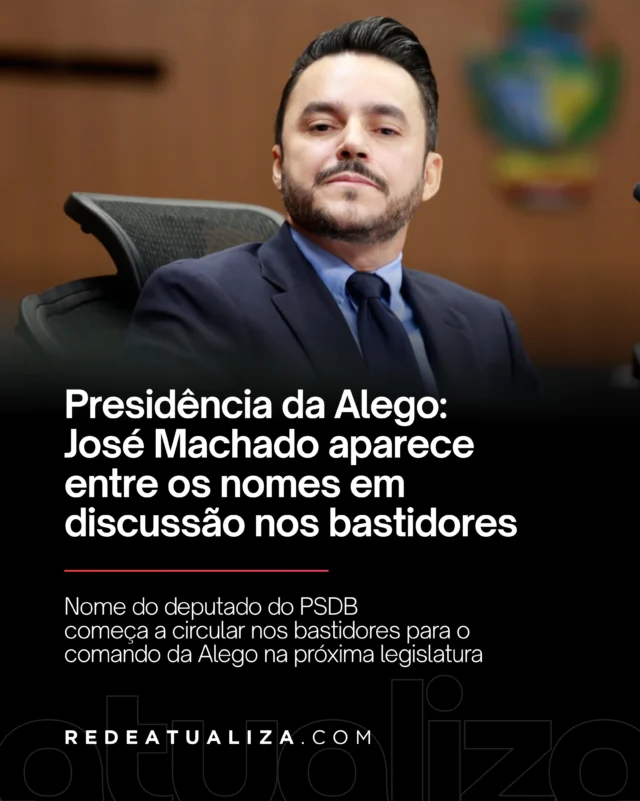 José Machado aparece nas articulações pela presidência da Alego