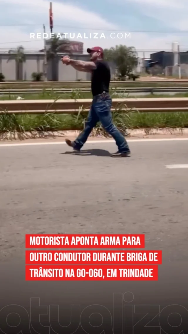 Briga de trânsito termina com motorista armado na GO-060, em Trindade
